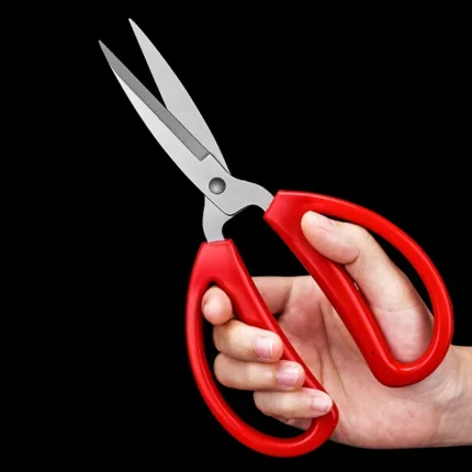 Multifunctional kitchen household scissors Office scissors Stainless steel civil scissors Student ribbon cutting small scissors